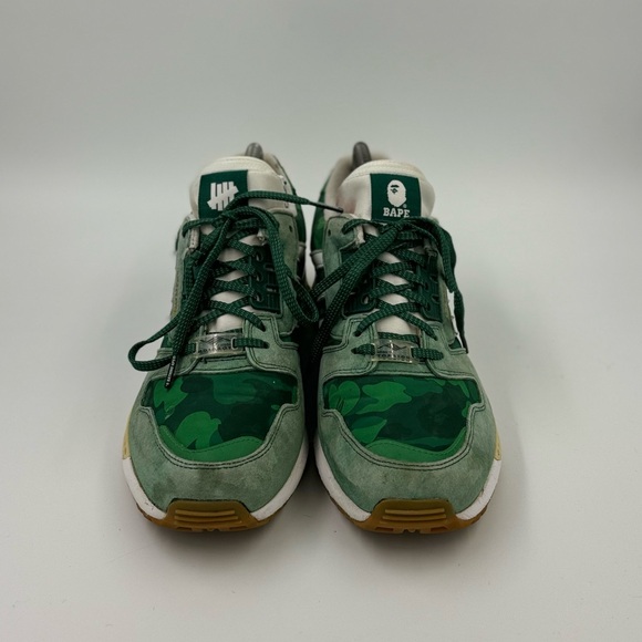 Adidas x Bape Green Camo Undefeated ZX 8000 FY8851 men’s  Size 7.5 - Picture 3 of 6